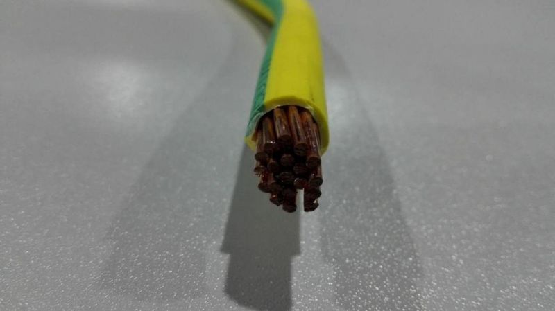 Flexible Copper Earth Cable Green-Yellow PVC Insulated Wire