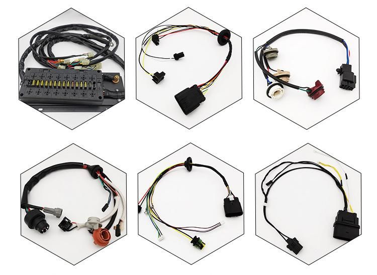 Industrial Wire Harness for Equipment with Male and Female