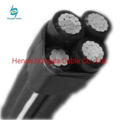 Cable Twister 0.6/1kv Overhead Electric XLPE Cable ABC Cable 25mm 35mm 70mm 95mm