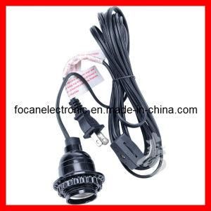 UL Lamp Power Cord with Inline Switch and E26 Lamp Holder for Spt-1 and Spt-2 Cable