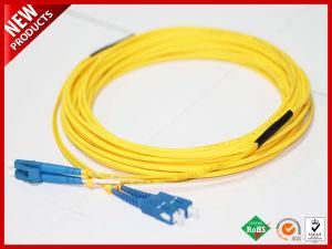 2.0mm SC LC Fiber Optic SM DX LSZH Cable