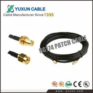 Low Loss Micro Coaxial Cable Rg174 with SMA