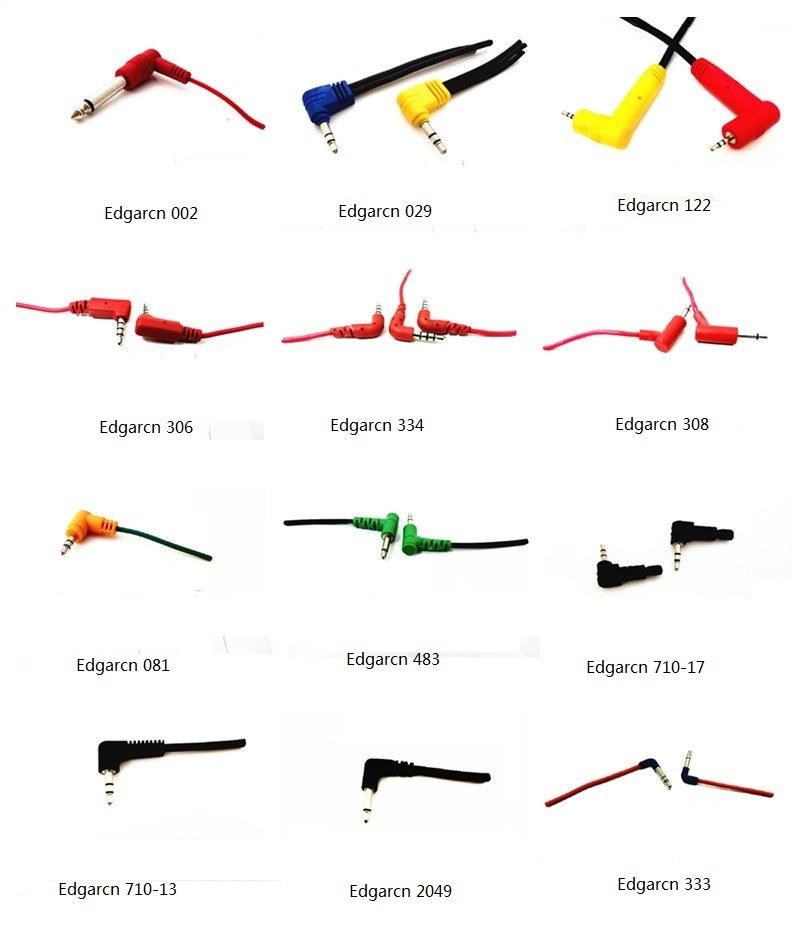 90 Degree Over Molding Red Audio and Video Cable Edgarcn 308
