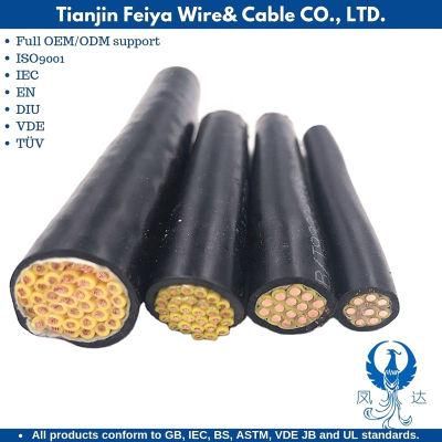 PVC Elevator Cable Liycy Flexible Control XLPE Cable Electrical PVC Rubber Copper ABC Insulated Liycy Control Cable