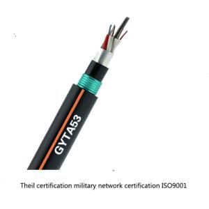 Outdoor 12-Core Buried Diarmored Fiber Optic Cable GYTA53-12