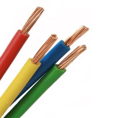 IEC60228 Flexible Electric Wire Housing Wire 4mm/6mm H07V-K Copper Conductor