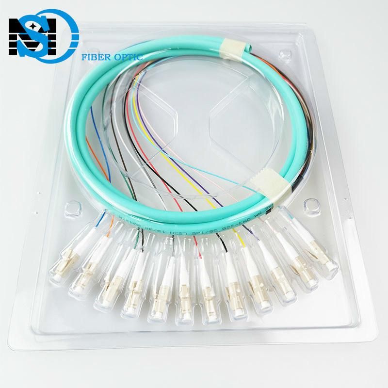 FTTH Om3 12 Core Fiber Optic Pigtail
