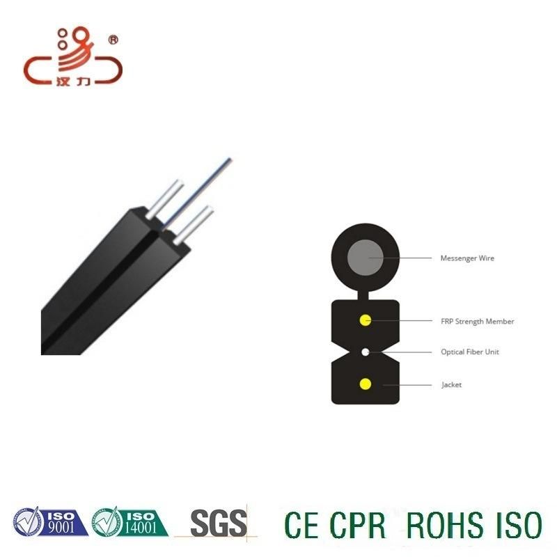 FTTH Drop Wire Cable New Design Single Mode G657A 1 2 4 6 Core