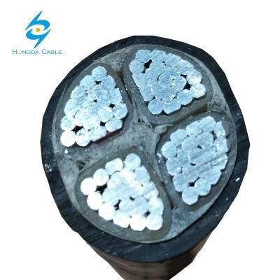 4 Cores Aluminum Power Cable Underground Aluminum Cable Yjlv Cable