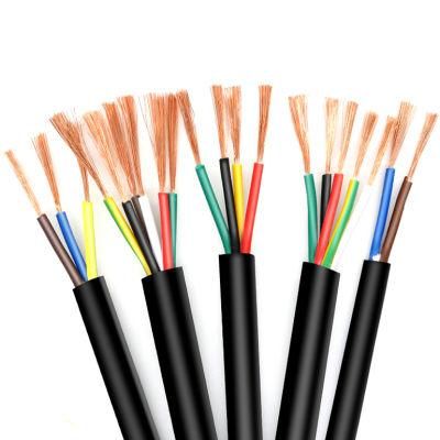4 Core Black Flame Retardant Electrical Fire-Proof Electronic Cable/ Wire Cable (WDZAN-YJY)