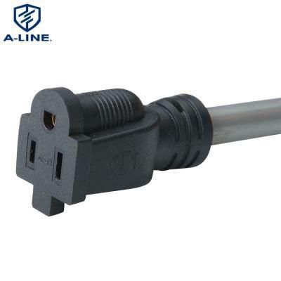 Us Type 3 Pins Heavy Duty Waterproof Extension Power Cord