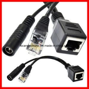 Poe Splitter Cable with Cat5 Female Cable and DC Female Power Cord &amp; Poe Cable