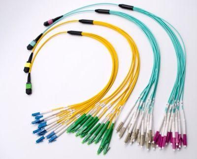 Optic Cable MPO-LC Sm mm Om3 Om4 Fiber Patch Cord