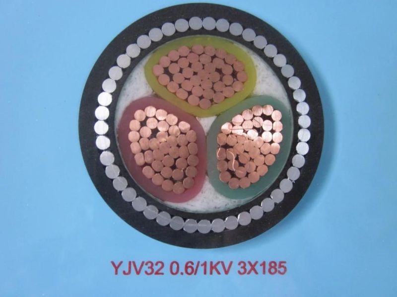 4*300 Steel Wire Armored Cable Cu/XLPE/PVC/Swa/PVC Armored Cable