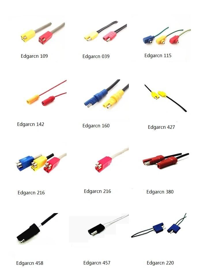 Mpd Series Male and Female Bullet Connector Terminal Molded 2 Pin Cable Edgarcn 807
