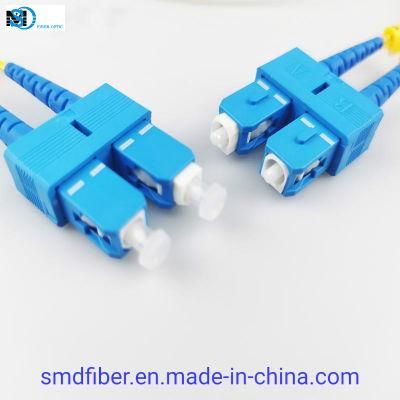 Fiber Optic Single Mode Duplex Patch Cord Sc Upc Jumper Cable