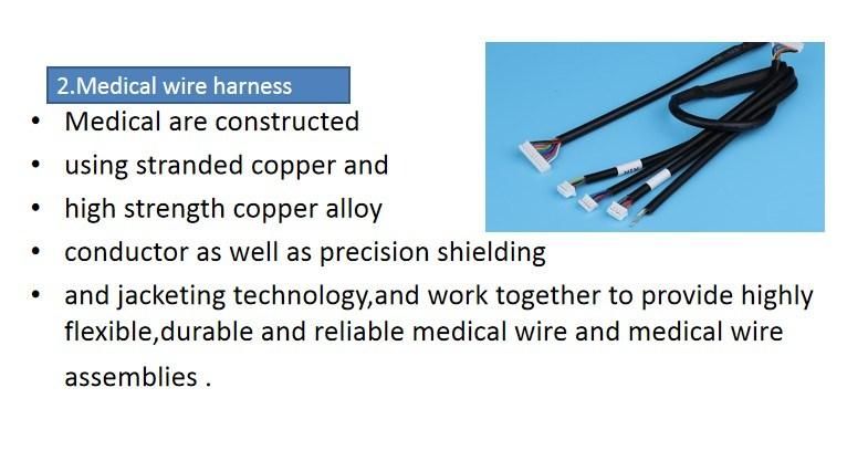 OEM PVC Insulated Cabel Earth Grounding Electronic Copper Wire Harness Cable for Automotive Parts