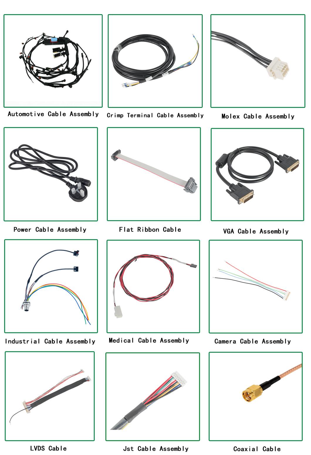 Customized Wire Harness Cable Assembly for Automobile