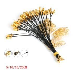 Custom SMA Female Jack to Ufl Ipex RF Connector Rg178 /1.13mm RF Cable Assembly Pigtail Jumper