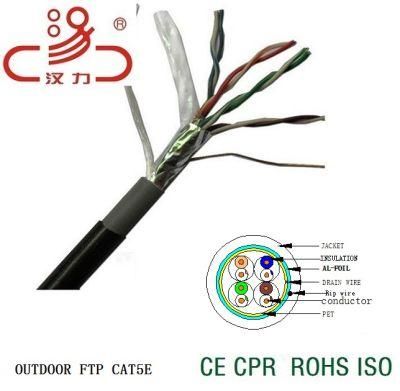 Lancable 4pair Category 5 Cable FTP Cat5e