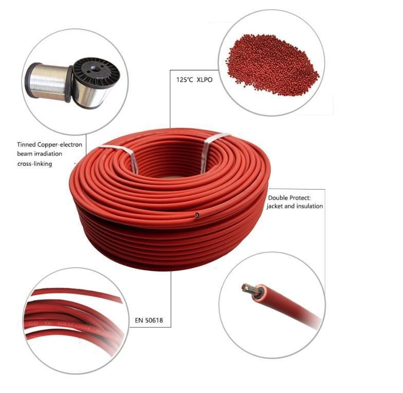 TUV Approved PV System Connection Electric Cable