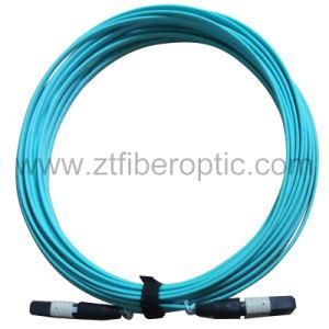Om3 12fibers MPO-MPO Optical Fiber Patch Cable