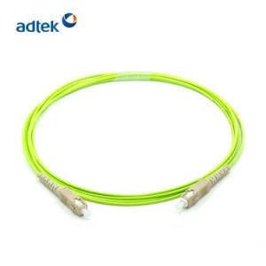 0.9mm Om5 Multi Mode Simplex PVC LC Upc Fiber Optic Patch Cord