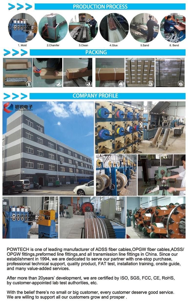 Pole Cable Clamp ADSS Accessories Stainless Steel Strip