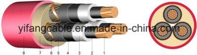 19/33 (36) Kv 3X300mm2 Aluminum Conductor XLPE Insulated PVC Sheathed Armoured Power Cable BS-6622 IEC60502