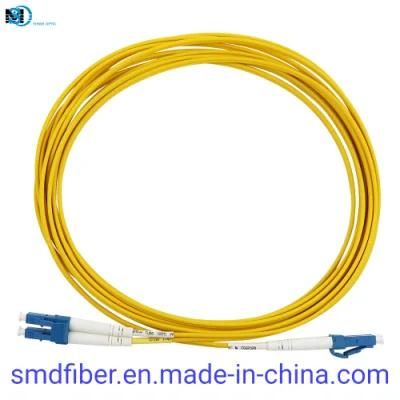 9/125 Sm Duplex LC/Upc-LC/Upc Fiber Optic Cable for FTTH