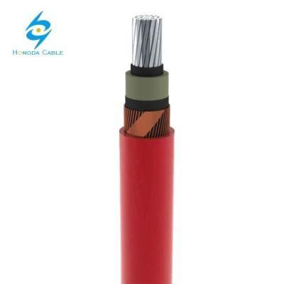 Lxhioz1 Unarmoured Single Core Fire Retardant Halogen Free Aluminium Cable with Copper Wire Screen 3.6/6 (7.2) Kv 18/30kv