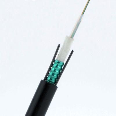 Outdoor Armoured Central Loose Tube 2 to 12 Core GYXTW Fiber Cable