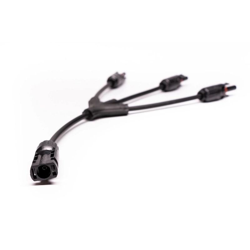 Solar Panel 3 to 1 4mm 6mm PV Cable Mc4 Connector Y Splitter