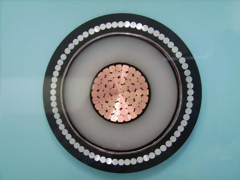 8.7/15kv Power Cable Copper Conductor Galvanized Steel Wire Armour 3X120mm2