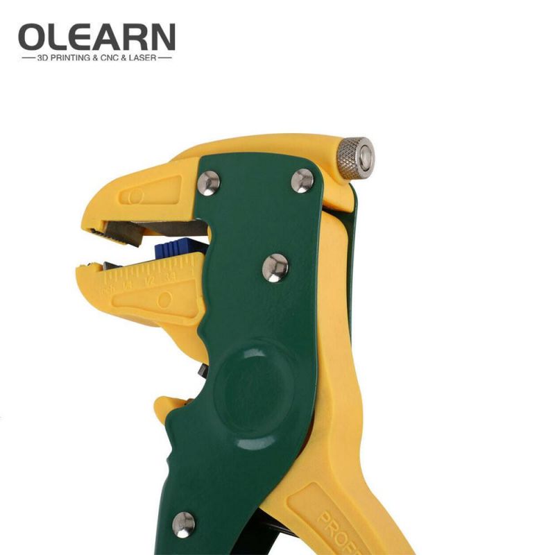Olearn Heavy Duty Wire Stripper Self Adjustable Automatic Electrical Cable Cutter Plier