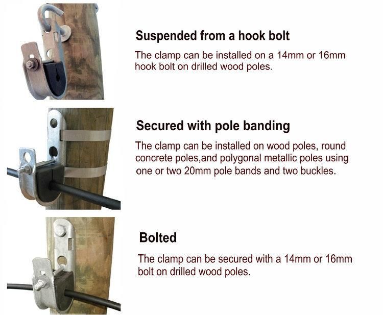 ADSS J Hook Suspension Clamp Cable Diameter 8.0-20.0mm