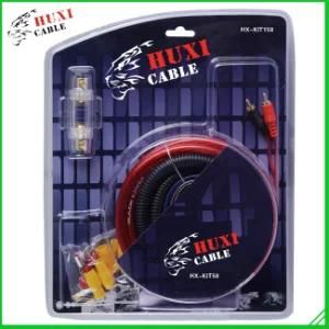 High Performance, Clear PVC Audio Car Amplifier Wiring Kits