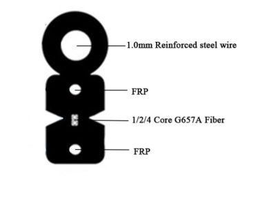 Gjxfch Self-Supporting Fiber Optic Drop Cable FTTH