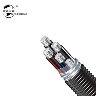 0.6/1kv 1 / 2 /3 / 4 / 5 Core XLPE Insulation AC90/Acwu90 All Aluminium Alloy Power Interlock Cable