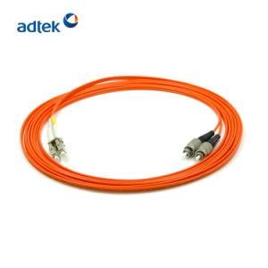 LC/Upc-FC/Upc Duplex 2.0mm 62.5/125 Om1 50/125 Om2 3m PVC/LSZH Orange Patch Cord