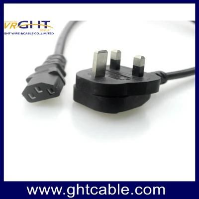 UK Plug to C13 VDE Plug AC Cable