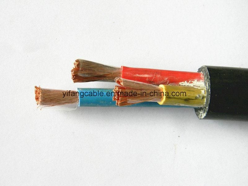 Flexible Copper Conductor Rubber Insulated Electric Wire Cable