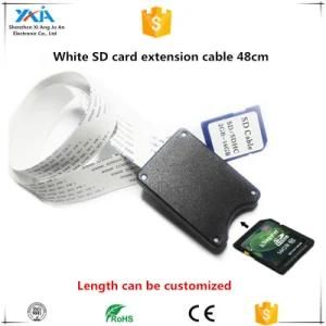 SD to SD Card Extension Cable 48cm SDHC Card Extender Adapter for Car SUV GPS TV