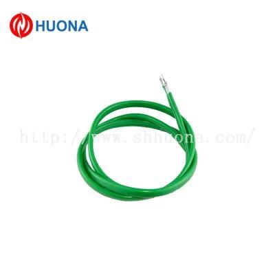 White and Green Color Type K Thermocouple Cable with PTFE Insulated