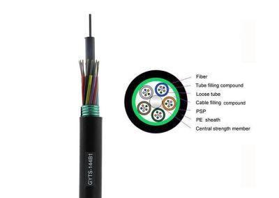 GYTS Underground Duct Buried 24 Core Armoured Fiber Optic Cable