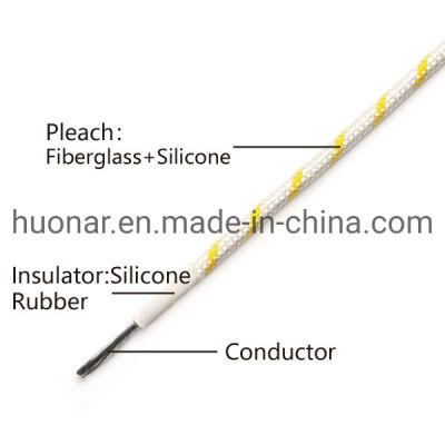 Electrical Wire Customized Silicone Rubber Fiberglass Cables
