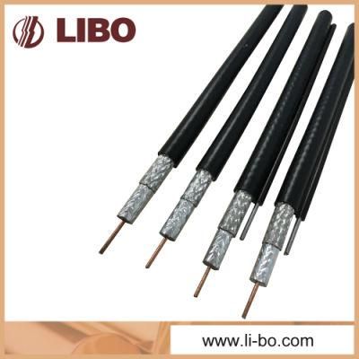 Quad-Shield RG6 Coaxial Cable for CCTV / CATV