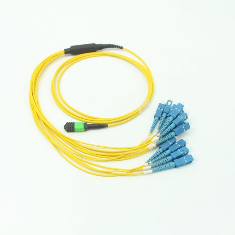 MPO (F) - Sc OS2 12 Core Fiber Optic Fanouts Assemblies