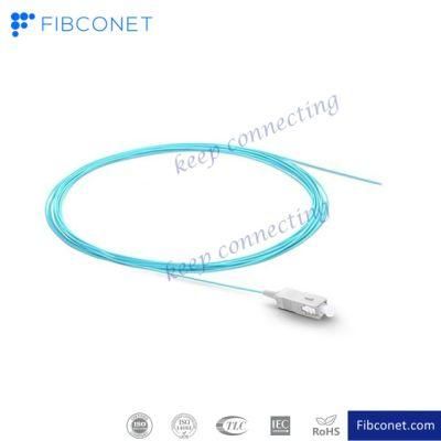 Manufacturer Om3 Simplex Sc/APC 0.9mm Fiber Optic Pigtail