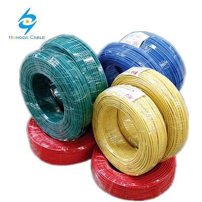 Solid &amp; Stranded Copper Conductor PVC Insulated Ggreen Yellow Ground Wire